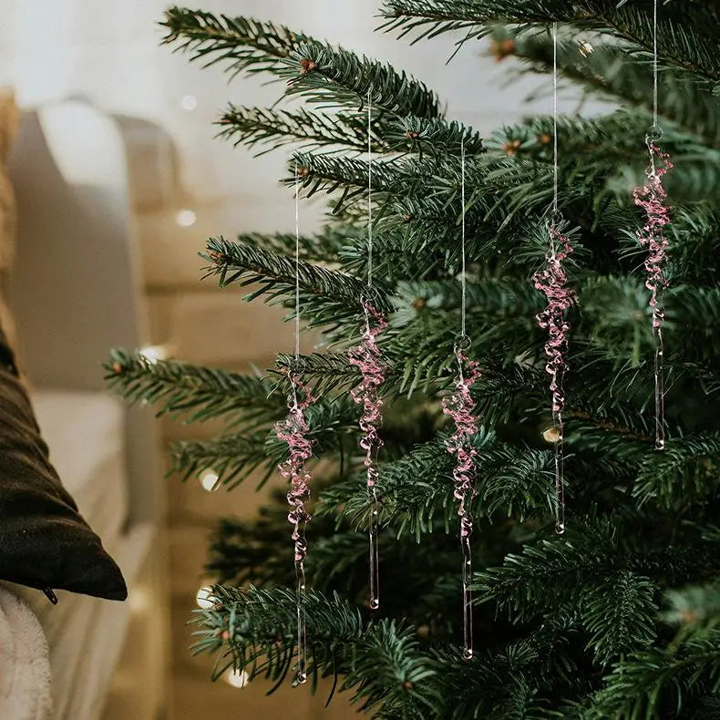 10Pcs Simulated Acrylic Icicle Ornaments