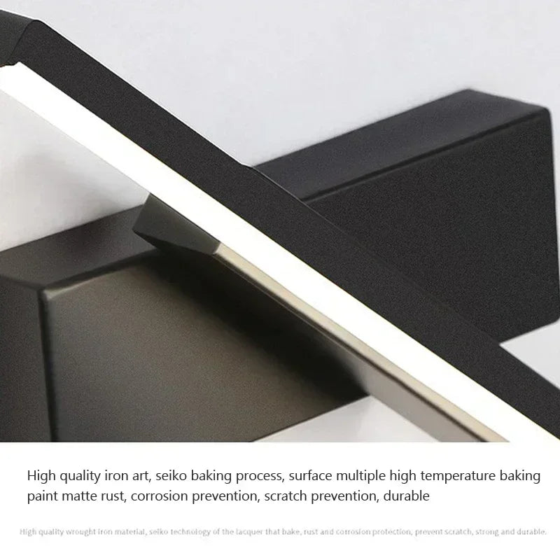 Modern Rotatable LED Wall Light – Sleek Mirror Lamp for Bathroom & Bedroom