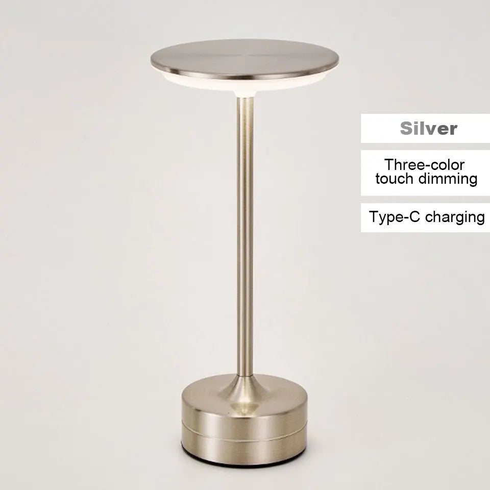 LED Touch Sensor Table Lamp – USB Rechargeable Portable Night Light