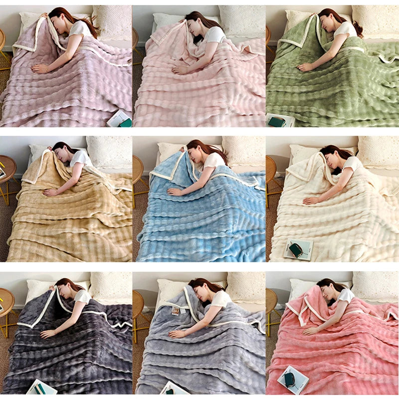 Thick Cozy Plush Blanket