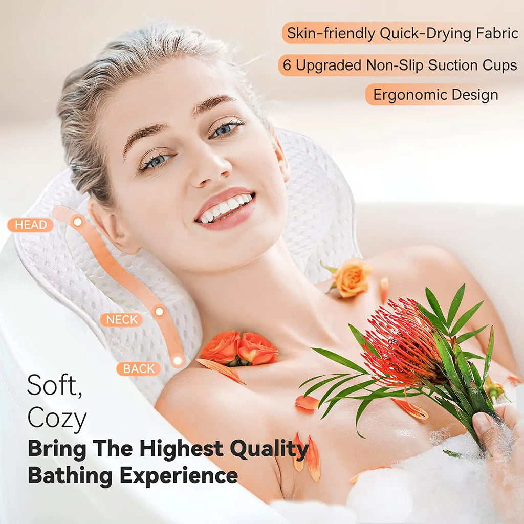 Soft Bathtub Pillow for Complete Relaxation
