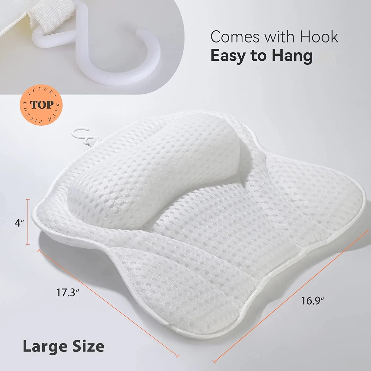 Soft Bathtub Pillow for Complete Relaxation