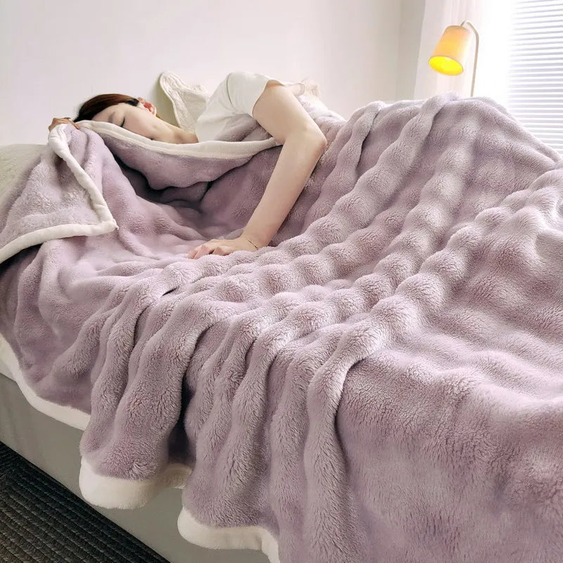 Thick Cozy Plush Blanket