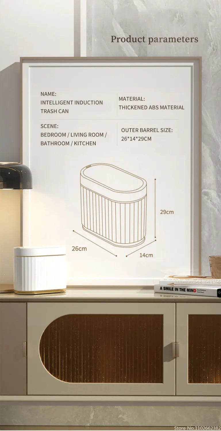 Smart Sensor Trash Can – 7L / 9L Automatic Waste Bin
