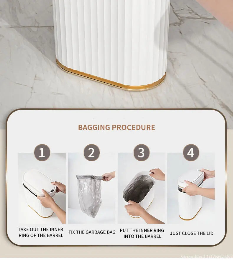 Smart Sensor Trash Can – 7L / 9L Automatic Waste Bin