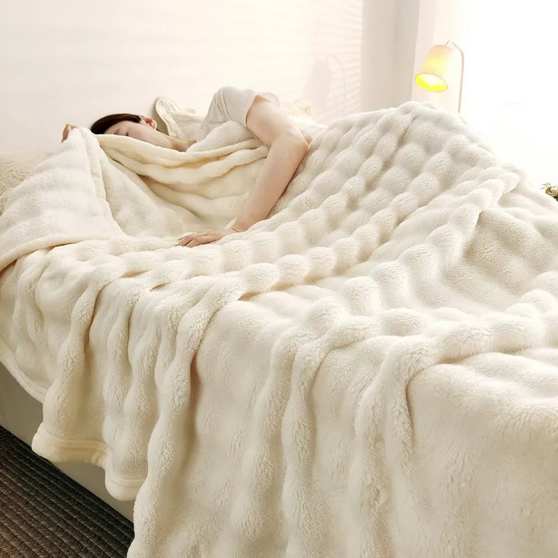 Thick Cozy Plush Blanket