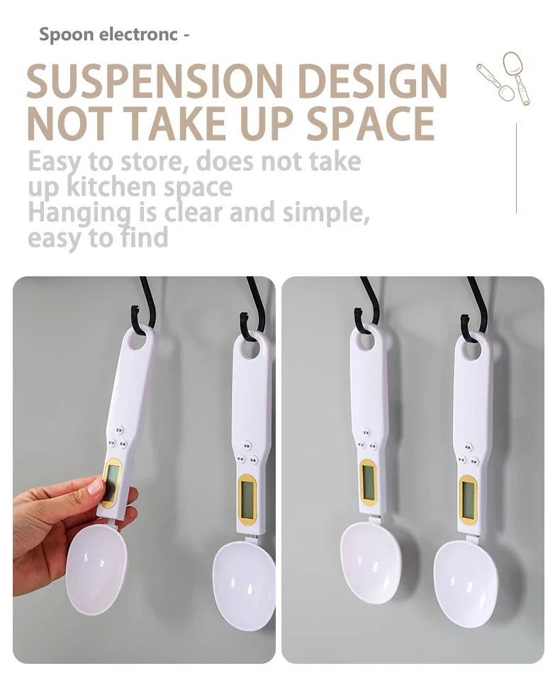Digital Spoon Kitchen Scale – 500g/0.1g Precision Measuring Tool