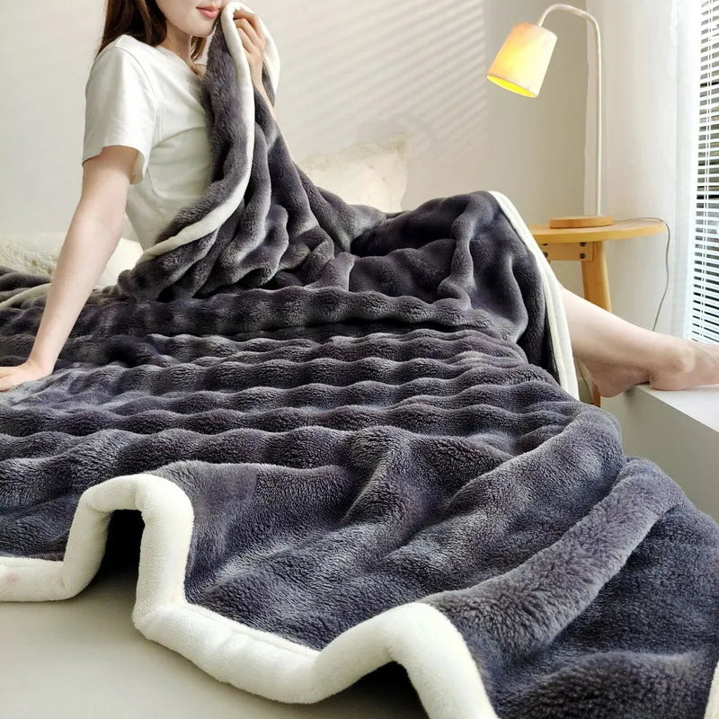 Thick Cozy Plush Blanket