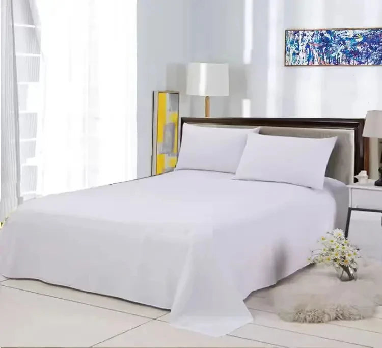 Hotel Bed Single/Queen/King Cotton Sheets