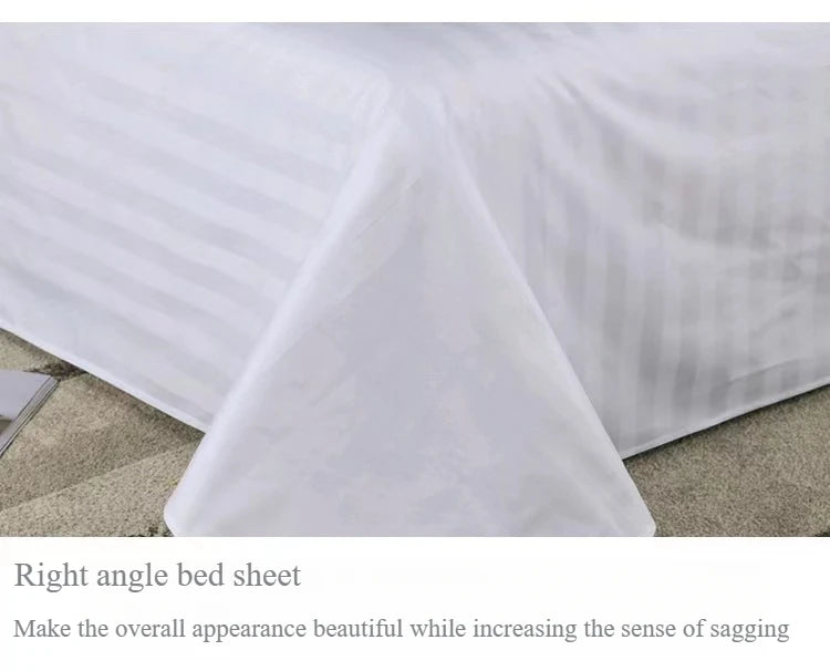 Hotel Bed Single/Queen/King Cotton Sheets