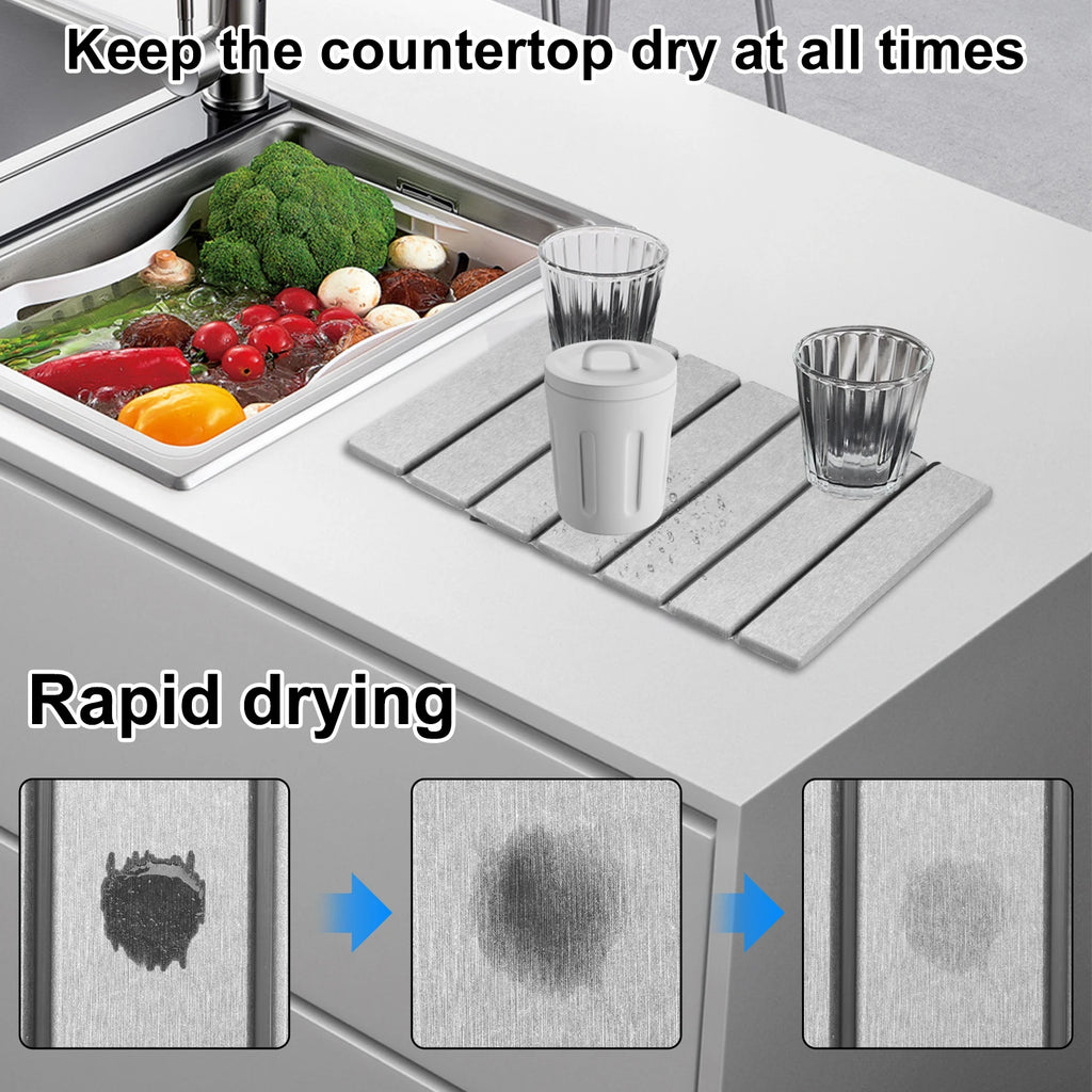 Foldable Diatomite Stone Drying Mat