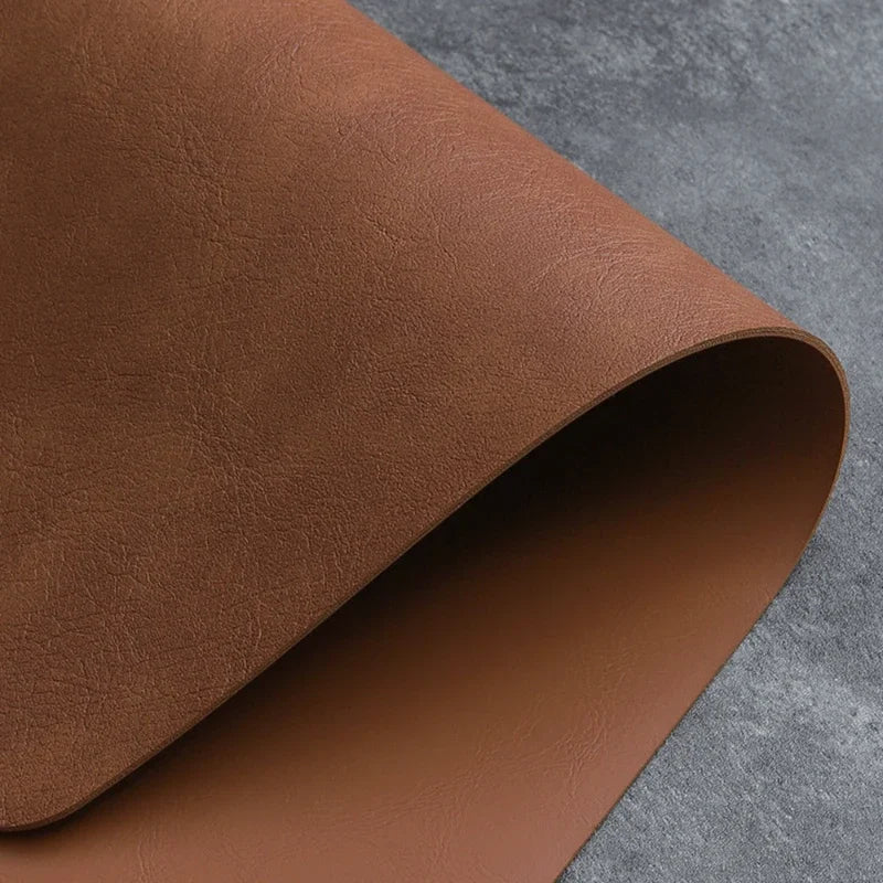 Luxury Leather Waterproof Double Layer Placemat