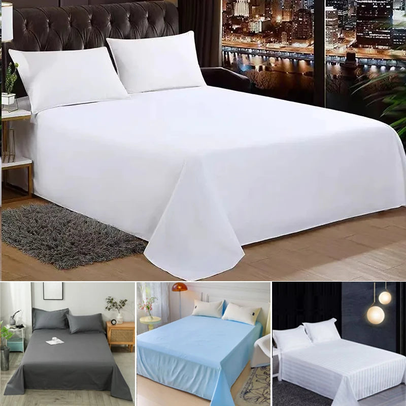 Hotel Bed Single/Queen/King Cotton Sheets