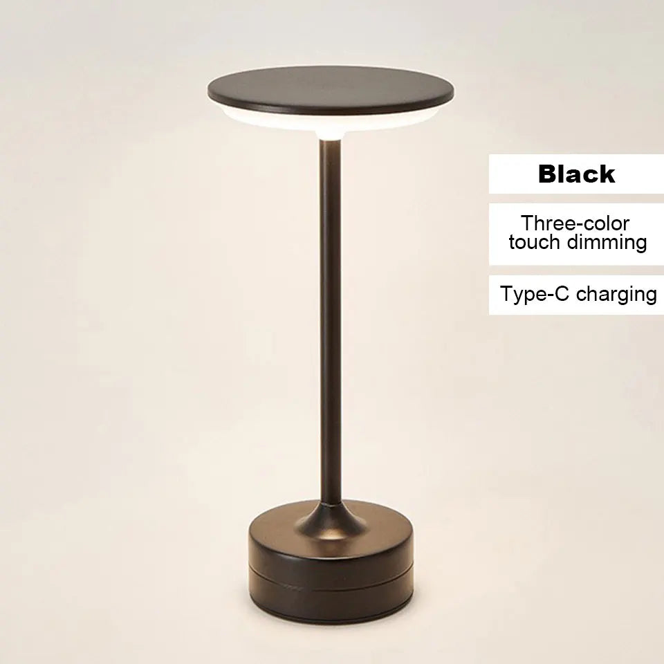 LED Touch Sensor Table Lamp – USB Rechargeable Portable Night Light