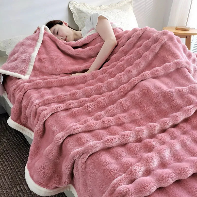 Thick Cozy Plush Blanket
