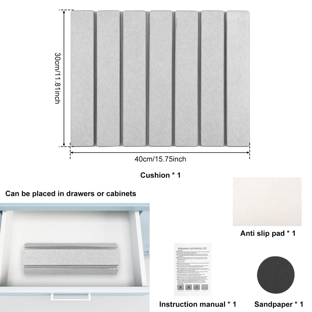 Foldable Diatomite Stone Drying Mat