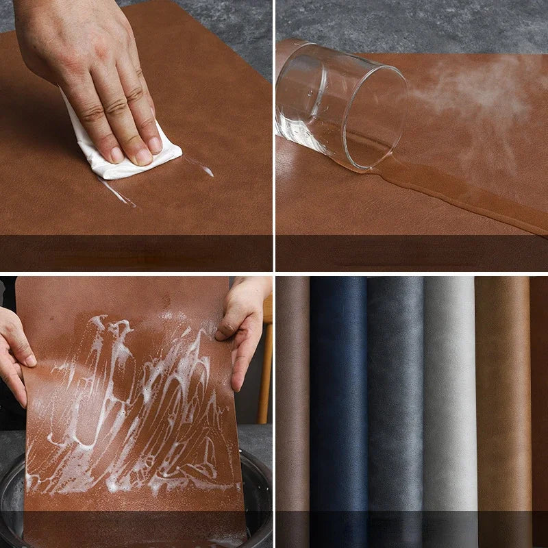 Luxury Leather Waterproof Double Layer Placemat