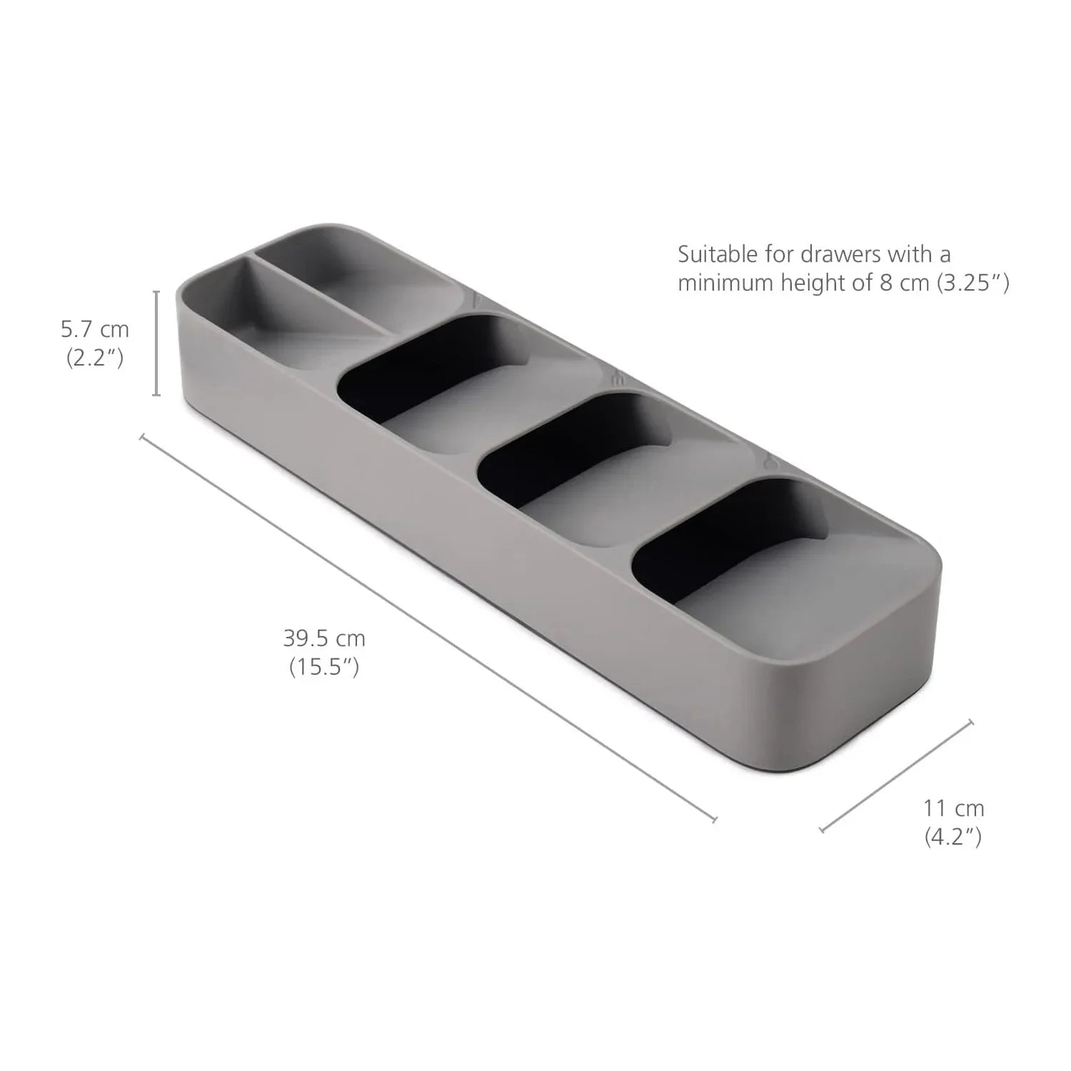 Space-Saving Cutlery Organizer Tray